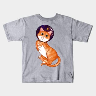 Catstronaut the Astronaut Cat Kids T-Shirt